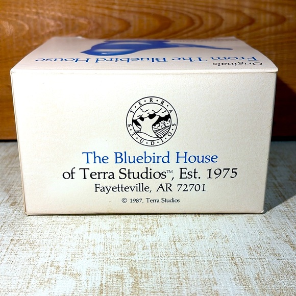 Vintage - 1987 Leo Ward Blue Bird of Happiness - Terra Studios - Picture 3 of 11